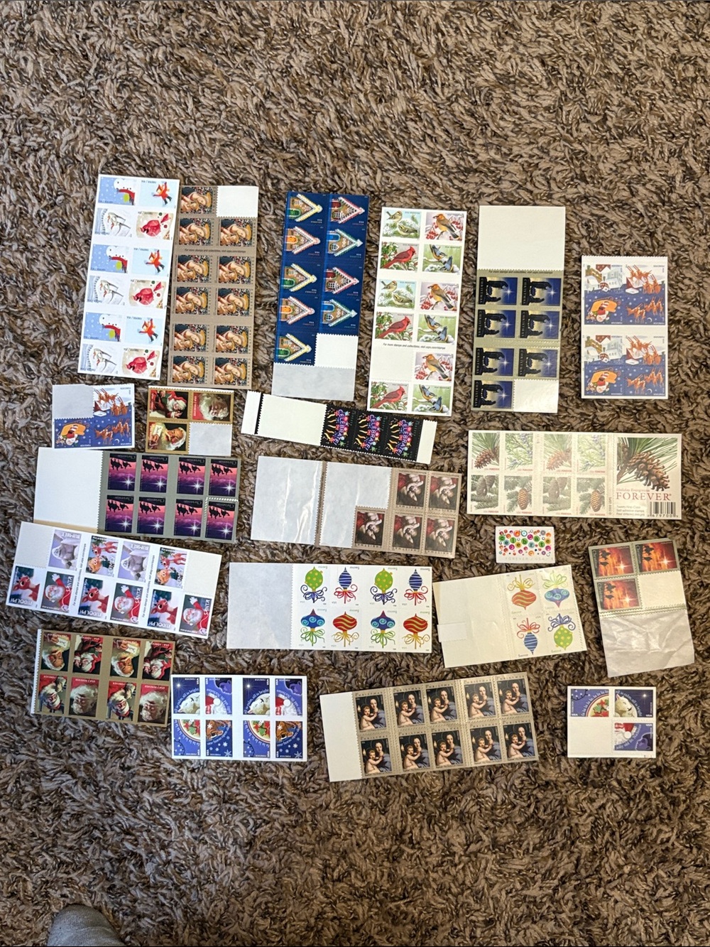 USPS Holiday Christmas Forever Stamps 214 count